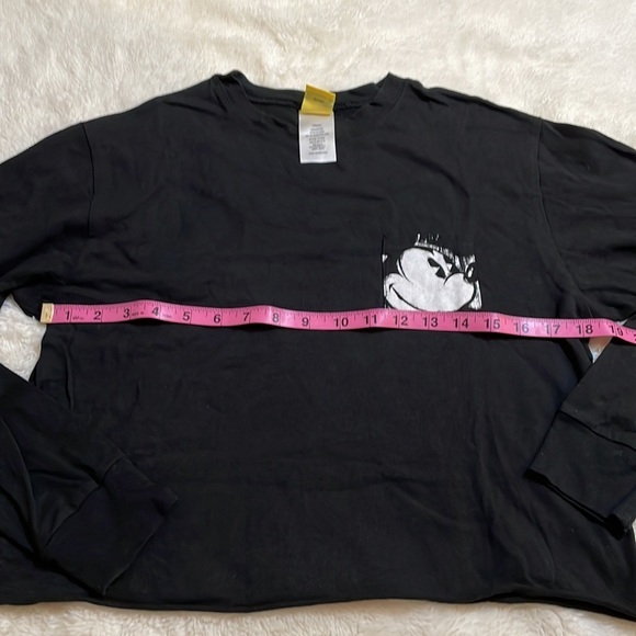 Disney Mickey Mouse‎ Long Sleeve Crop Top - Picture 4 of 5